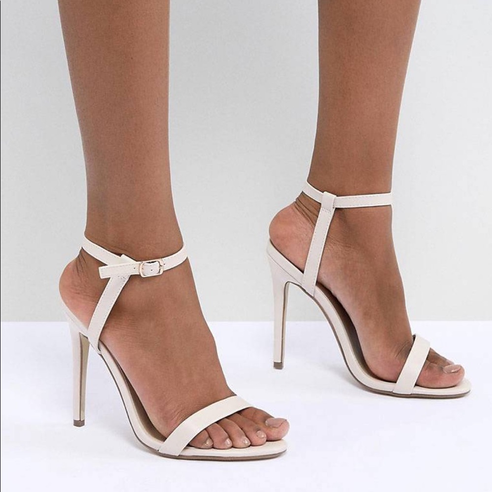Missguided exclusive barely there heeled sandals. Size 5 never worn before